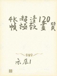 4k超清120帧极致画质下载