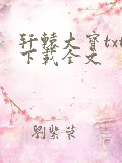 轩辕大宝txt下载全文