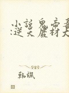 小说 鬼帝毒妃:逆天废材大姐大