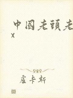 中国老头老太太x