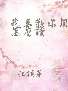 我喜欢你用韩语怎么读