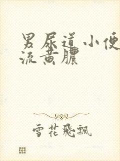 男尿道小便刺痛流黄脓