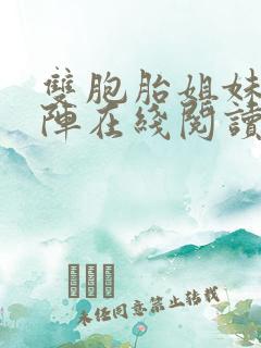 双胞胎姐妹齐上阵在线阅读