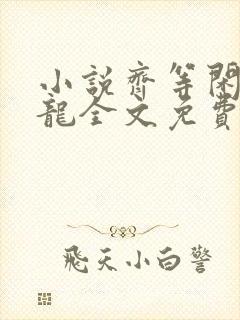 小说齐等闲玉小龙全文免费阅读