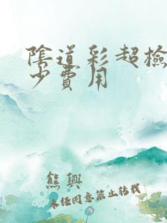 阴道彩超检查多少费用