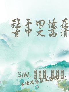 杀手回忆在线观看中文高清