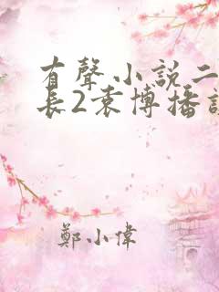 有声小说二号首长2袁博播讲