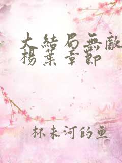 大结局无敌剑域杨叶章节