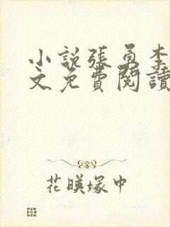 小说张勇李月全文免费阅读