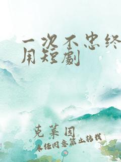 一次不忠终身不用短剧