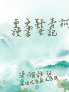曹文轩青铜葵花读书笔记