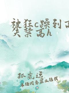 被狂c躁到高潮失禁高h