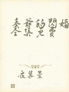 秦爷的闪婚娇妻全集免费