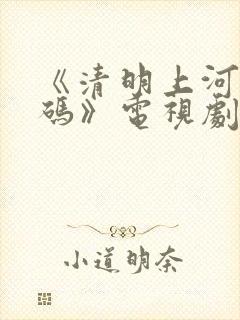 《清明上河图密码》电视剧免费播放