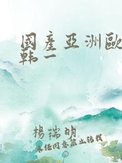 国产亚洲欧美日韩一