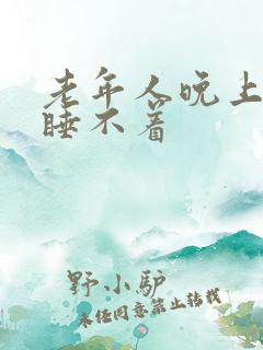 老年人晚上失眠睡不着