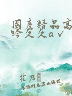 国产精品高潮呻吟久久a√