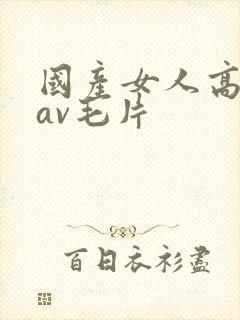 国产女人高潮的av毛片