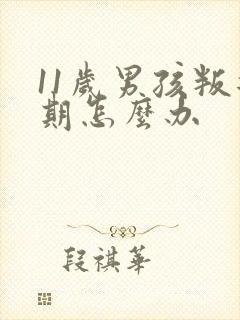 11岁男孩叛逆期怎么办
