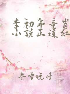 李初年童肖媛的小说正道红途