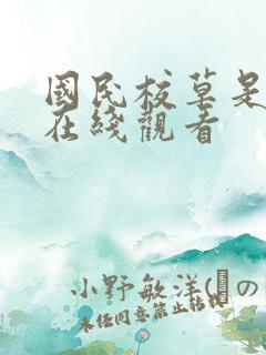 国民校草是女生在线观看