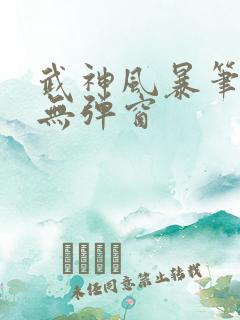 武神风暴笔趣阁无弹窗