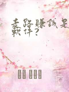 走路赚钱是什么软件?