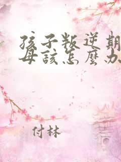 孩子叛逆期骂父母该怎么办