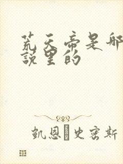 荒天帝是哪本小说里的