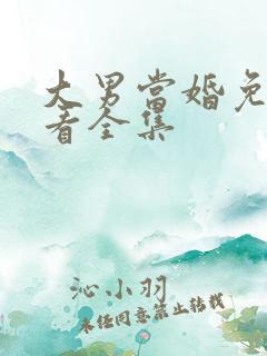 大男当婚免费观看全集
