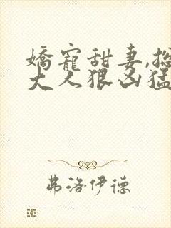 娇宠甜妻,总裁大人狠凶猛