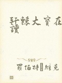轩辕大宝在线阅读
