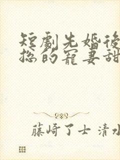 短剧先婚后爱潇总的宠妻甜