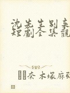 沈先生别来无恙短剧全集观看