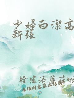 少妇白洁高义最新张