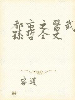都市之医武风流孙哲全文