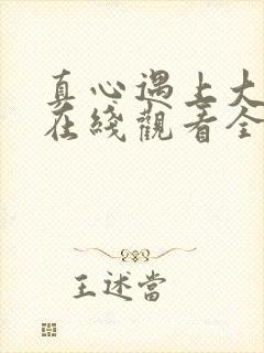 真心遇上大冒险在线观看全集