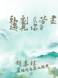 韩剧《苦尽甘来遇见你》