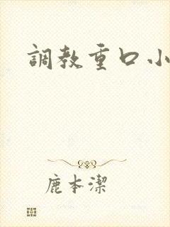 调教重口小说