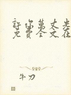 许你万丈光芒好免费全文在线阅读