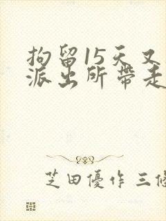 拘留15天又被派出所带走
