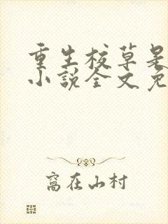 重生校草是女生小说全文免费阅读
