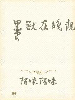 黑兽在线观看免费