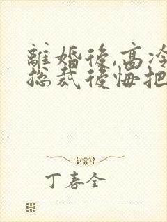 离婚后,高冷女总裁后悔把