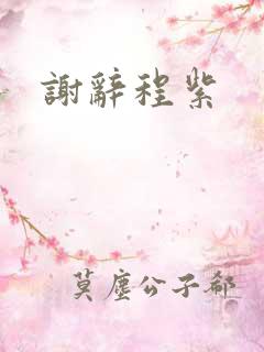 谢辞程紫