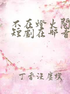 不在灯火阑珊处短剧在哪看
