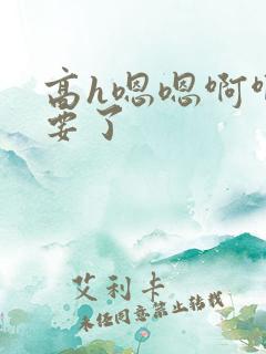 高h嗯嗯啊啊不要了