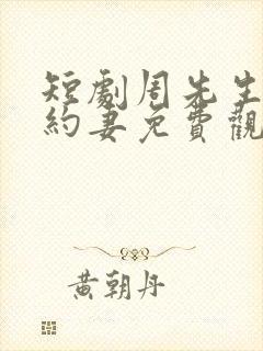 短剧周先生的契约妻免费观看