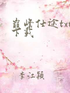 巅峰仕途txt下载