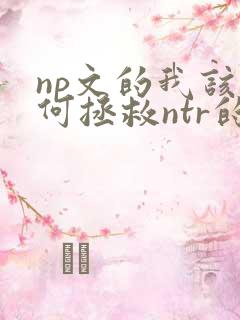 np文的我该如何拯救ntr的你